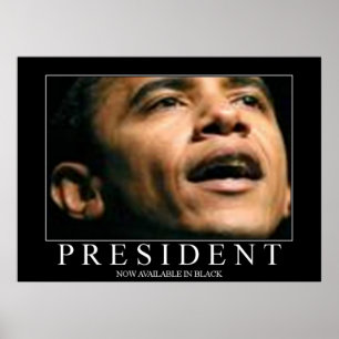 Poster du président Barack Obama DE 14h95