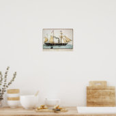 Poster du président du navire à vapeur 2 (Cuisine)