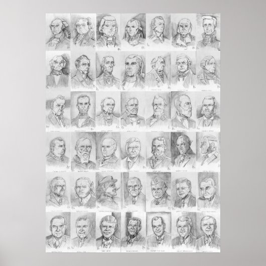 Poster du président du robot (Devant)