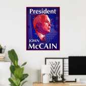 Poster du président John McCain (Bureau à domicile)