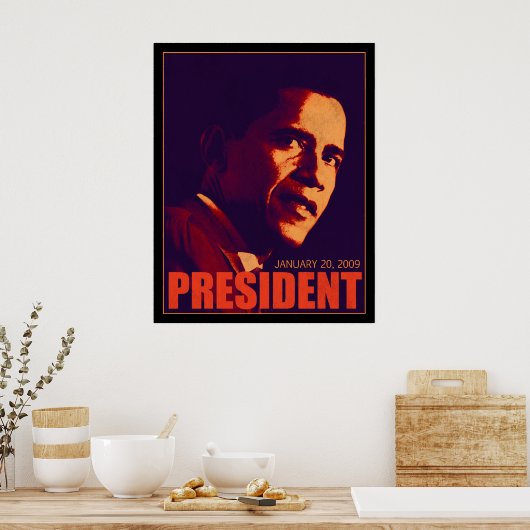 Poster du président Obama (Cuisine)
