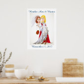 Poster du Prince mariage Charming et Princesse (Cuisine)