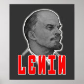 Poster du profil de Lenin (Devant)
