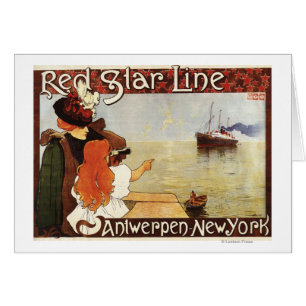 Poster du Promo Red Star Line Croisières à New Yor