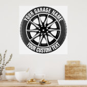 Poster du propriétaire du garage ou de la réparati (Cuisine)