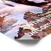 Poster du proverbe de la nature amérindienne Lakot (Coin)