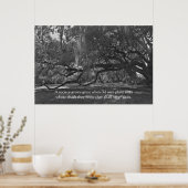 Poster du proverbe en direct Oak Trees Imprimer (Cuisine)