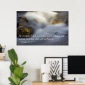 Poster du Psaume 51:17 (Bureau à domicile)