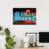 Poster du Rad Mall "MIAMI : Nuits" 20" x 28" (Bureau à domicile)