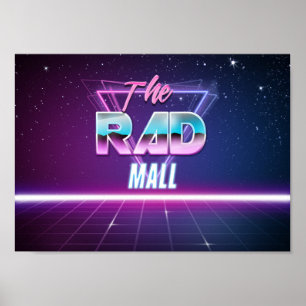 Poster du Rad Mall "Wave 1" 12in x 8.5in