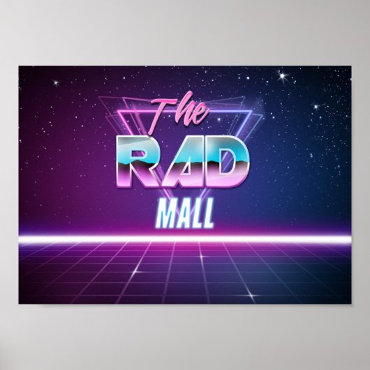 Poster du Rad Mall "Wave 1" 12in x 8.5in (Devant)
