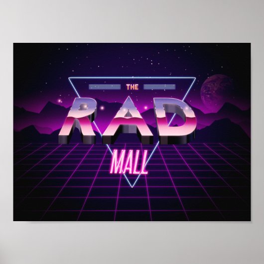 Poster du Rad Mall "Wave 3" 12in x 9in (Devant)