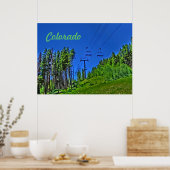 Poster du remonte-pente du Colorado (Cuisine)