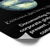 Poster du Réseau Archival Pangaea (Coin)