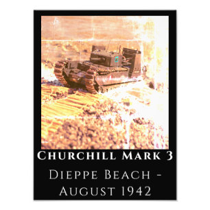 Poster du réservoir modèle Churchill Mark 3