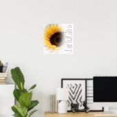 Poster du rêve de tournesol (Bureau à domicile)