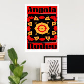 Poster du rodéo angolais (Bureau à domicile)