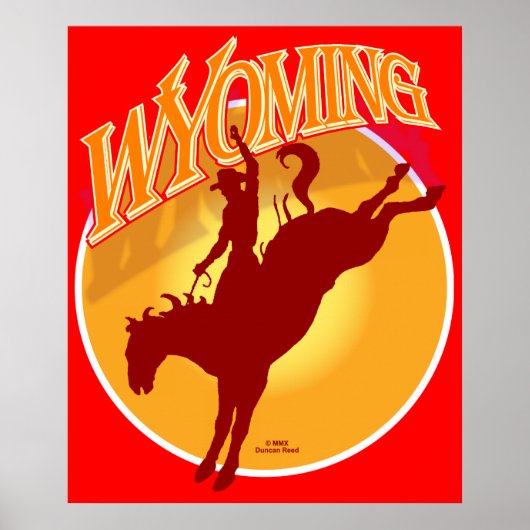 Poster du rodéo Wyoming (Devant)