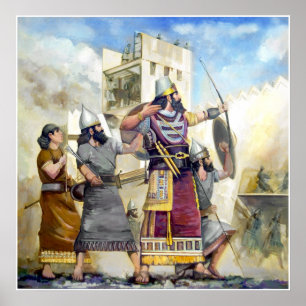Poster du roi assyrien