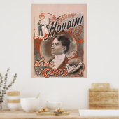 Poster du roi des cartes Houdini (Cuisine)