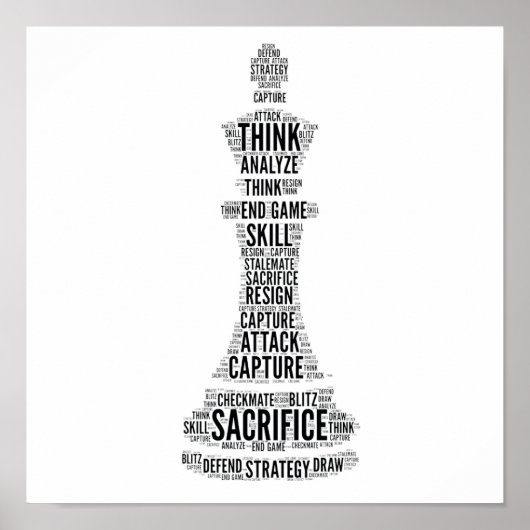 Poster du roi des échecs (Devant)