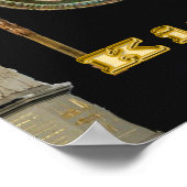 Poster du roi égyptien (Coin)