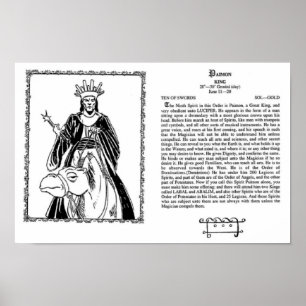 Poster du roi Paimon