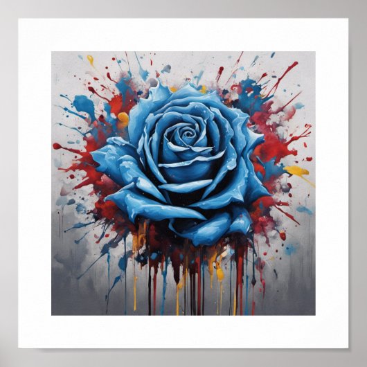 Poster du Rose Blue Chaos (Devant)