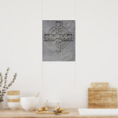 Poster du rose Celtic Cross 16x20 (Cuisine)