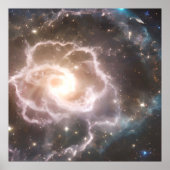 Poster du Rose de la nébuleuse cosmique (Devant)