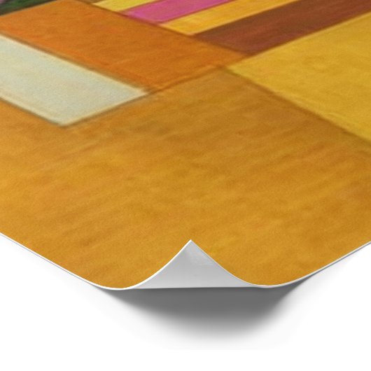 Poster du Rose de la rémunération Kandinsky (Coin)