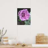 Poster du Rose de lavande : ROSE et PROSE 16x20 (Cuisine)