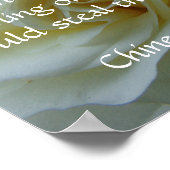 Poster du Rose du proverbe chinois (Coin)