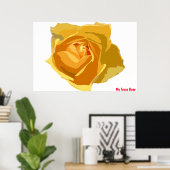 Poster du Rose du Texas (Bureau à domicile)