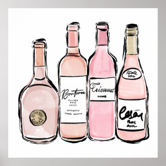 Poster du rose toute la journée