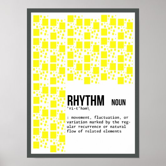 Poster du rythme (Devant)