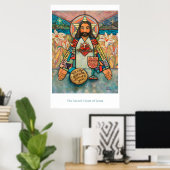Poster du Sacré-Coeur de Jésus (Bureau à domicile)