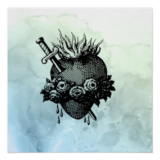 Poster Du Sacré Coeur De Marie