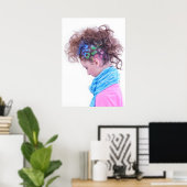 Poster du salon amusant (Bureau à domicile)