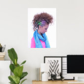 Poster du salon amusant (Bureau à domicile)