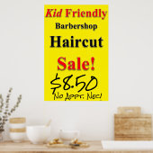 Poster du salon de beauté pour enfants (Cuisine)