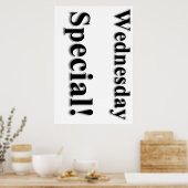 Poster du salon de beauté spécial du mercredi (Cuisine)