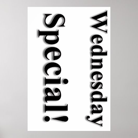 Poster du salon de beauté spécial du mercredi (Devant)