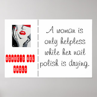 Poster du salon de ongle