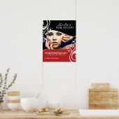 Poster du salon des cheveux et des ongles (Cuisine)