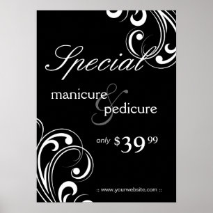 Poster du Salon Spa Black & White