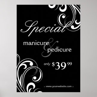 Poster du Salon Spa Black & White