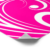 Poster du Salon Spa rose et blanc (Coin)