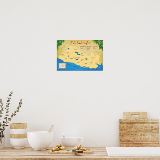 Poster du Salvador (Cuisine)