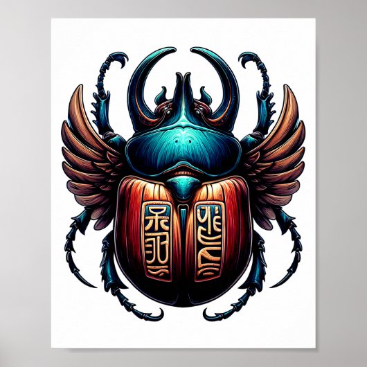 Poster du scarabée Scarab (Devant)